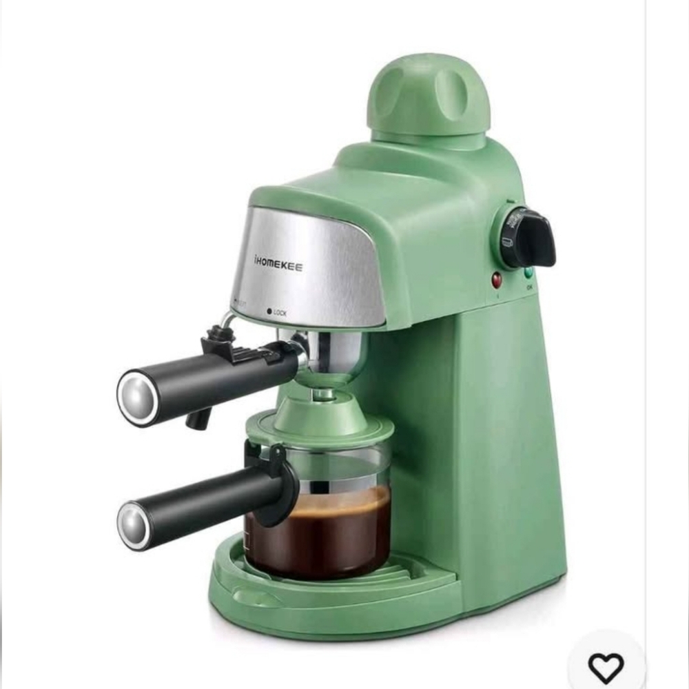 lhomekee 3.5 Bar 4 Cup Espresso and Cappuccino coffee Machine